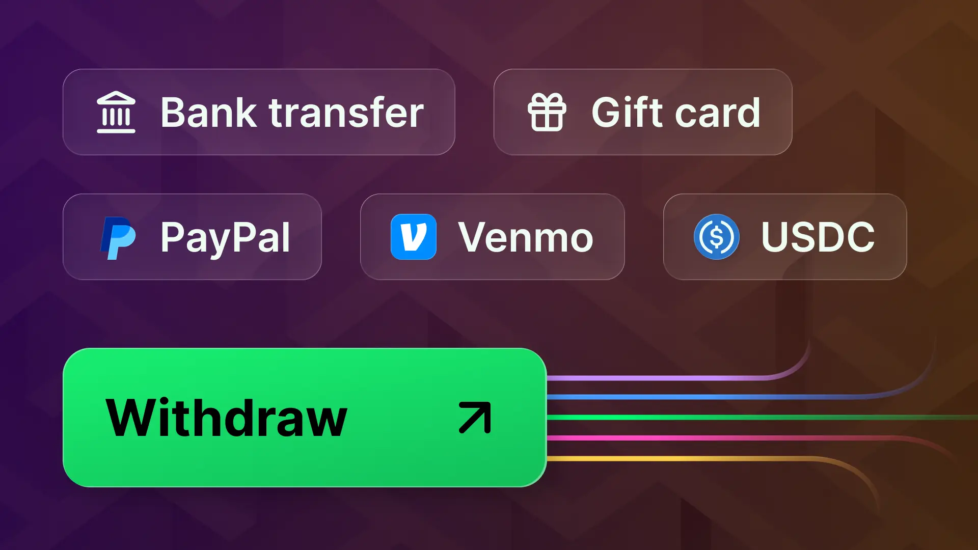 More Ways to Withdraw